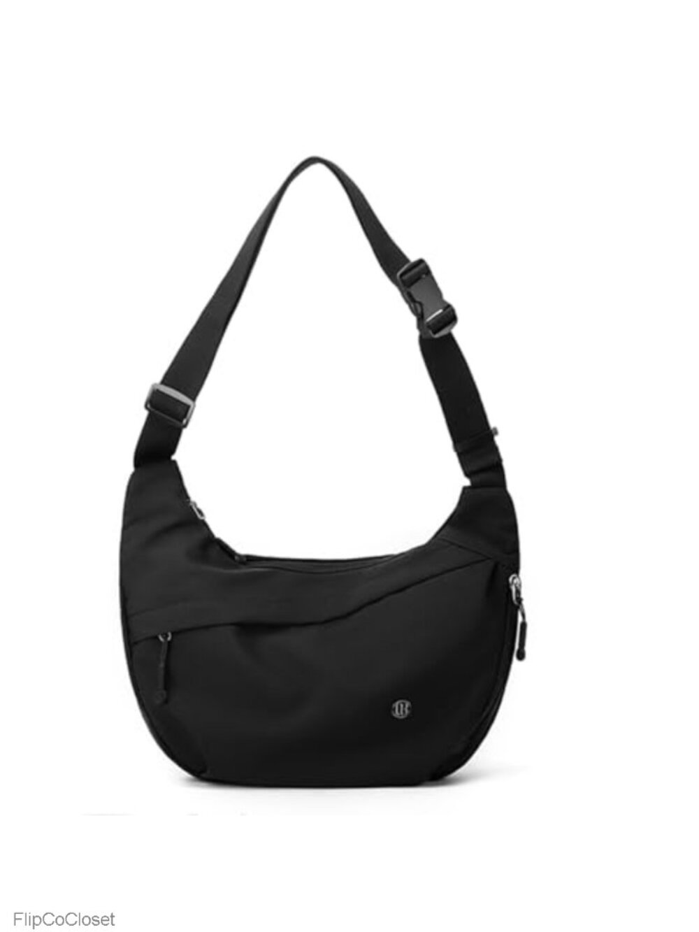 Nylon Crescent Crossbody Hobo Bag Lightweight Waterproof Shoulder Purse